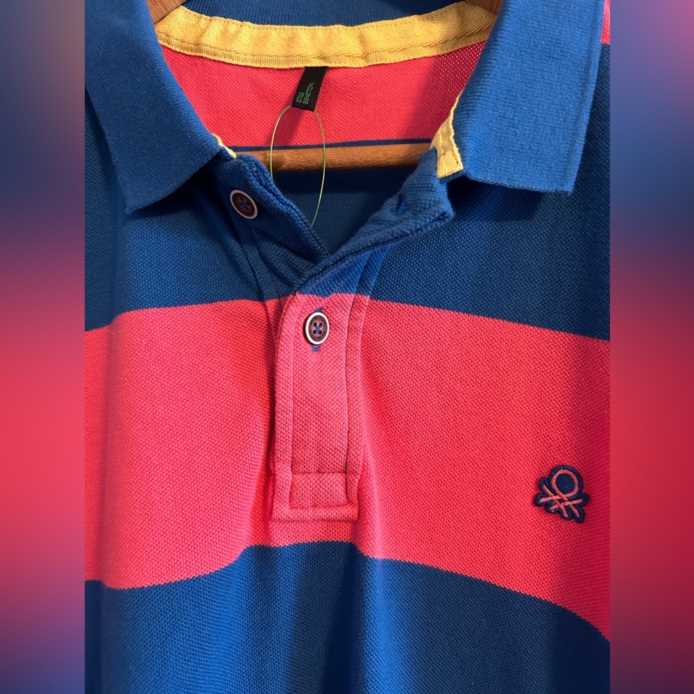 Benetton Men’s NEW Polo Shirt size XL (EL)